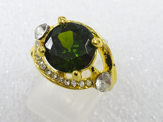 Colored stone ring (size 16)